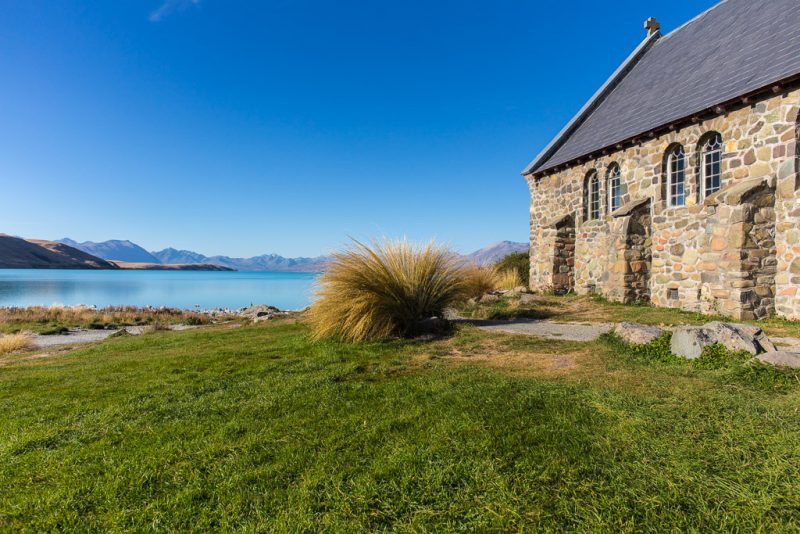 New Zealand: Lake Tekapo and the Church of the Good Shepherd