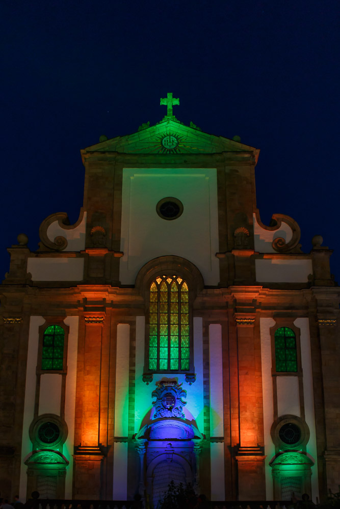 Market Church With Libori Illumination